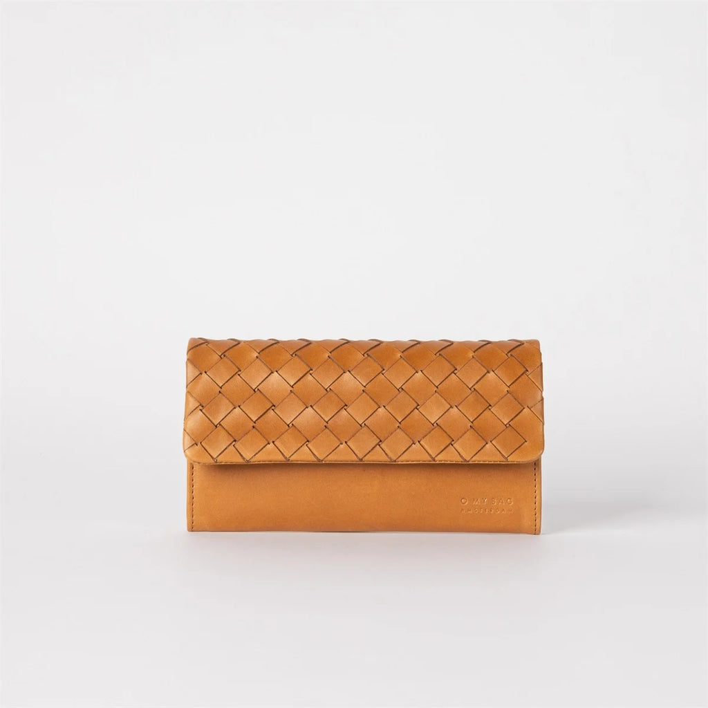 Pau's Pouch - Cognac Woven Classic Leather