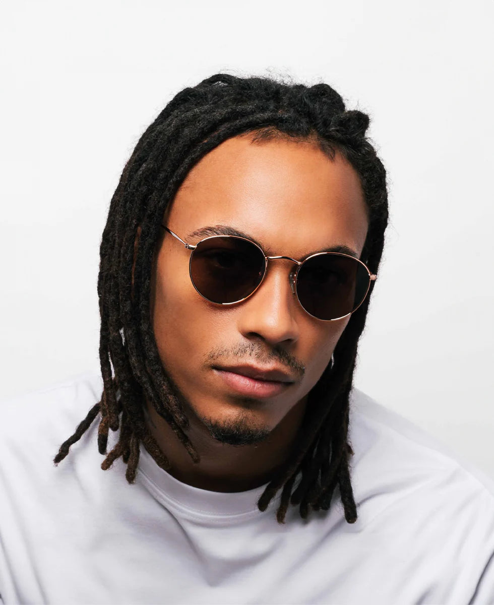 Sunglasses - Lennon - Rose Gold - Brown – Industry & Co - Home