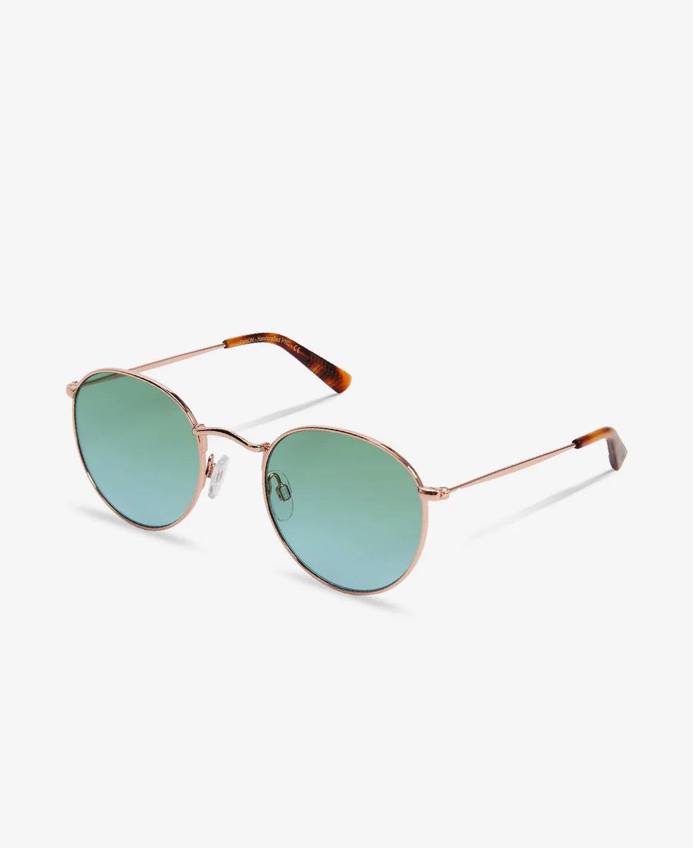 Sunglasses - Lennon - Rose Gold - Green – Industry & Co - Home