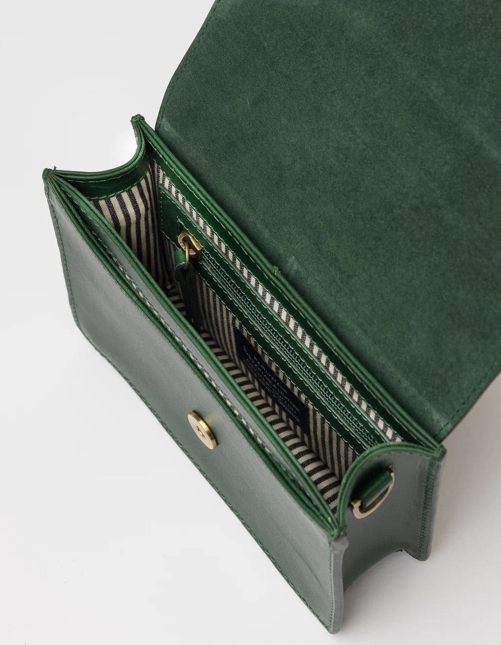 Bag - Audrey - Mini - Eco Classic Leather - Pine Green Bag - Audrey - Mini - Eco Classic Leather - Pine Green