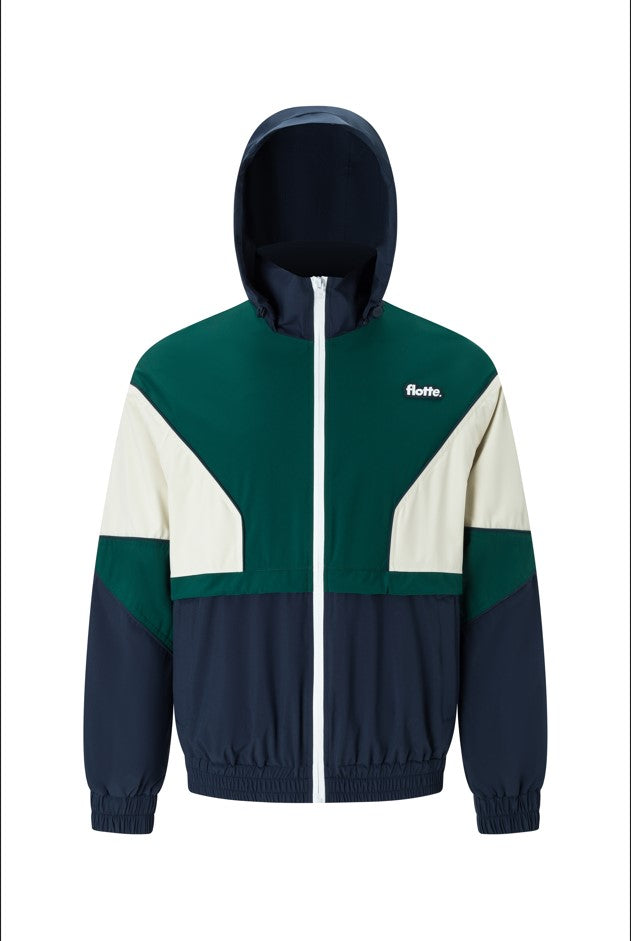 Waterproof Jacket - Saint Martin - Forest Green/Indigo – Industry