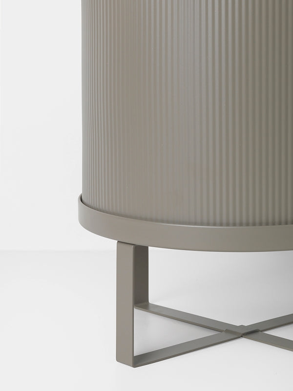 bau plant pot Plant Pot - Steel - Warm Grey – Industry & Co