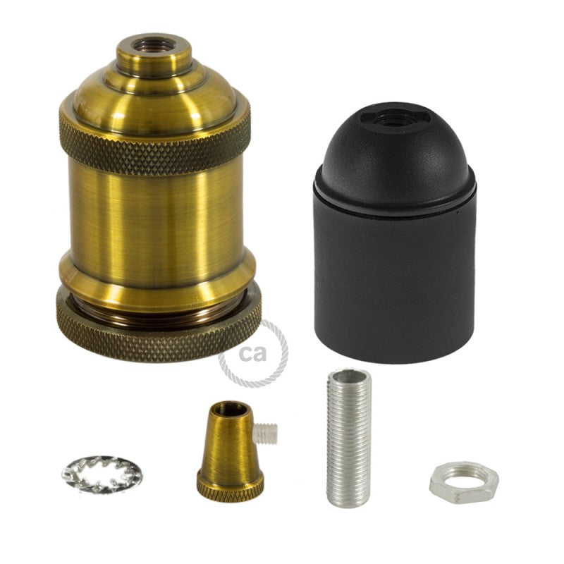 Aluminium bulb holder outlet